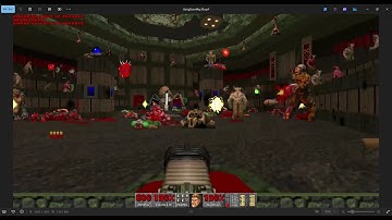 DOOM Going Down Turbo Walkthrough (U.V. 100%), Map 15: Gladiator, With Secret Exit!