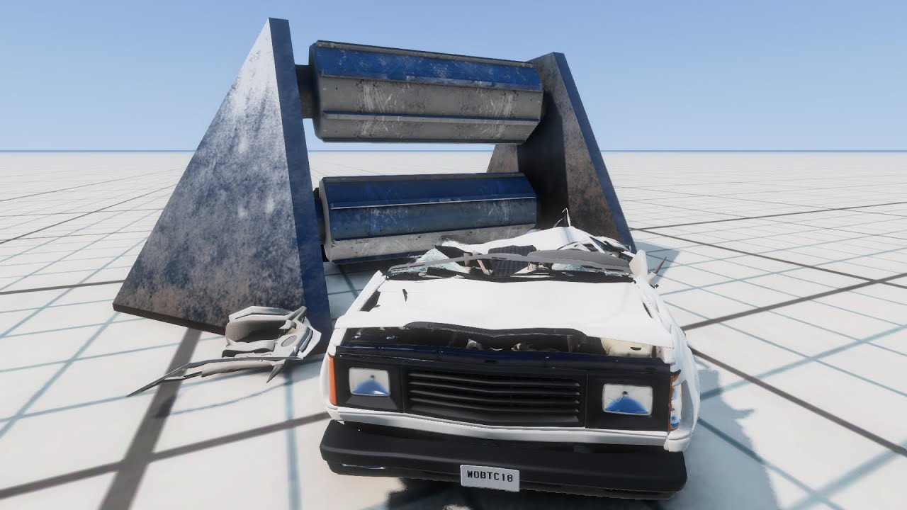 🔥Cars vs Large Roller🔥 - BeamNG Drive - YouTube
