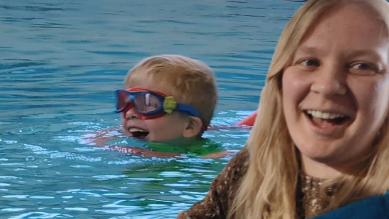 First swimming lesson | Autism and ADHD! (I didn't think they would get ...