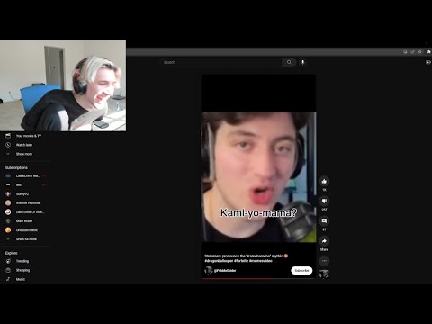 xQc dies laughing