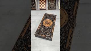 Handmade Wooden Backgammon Board | Step by Step Full Process 😱 #amazing #woodworking