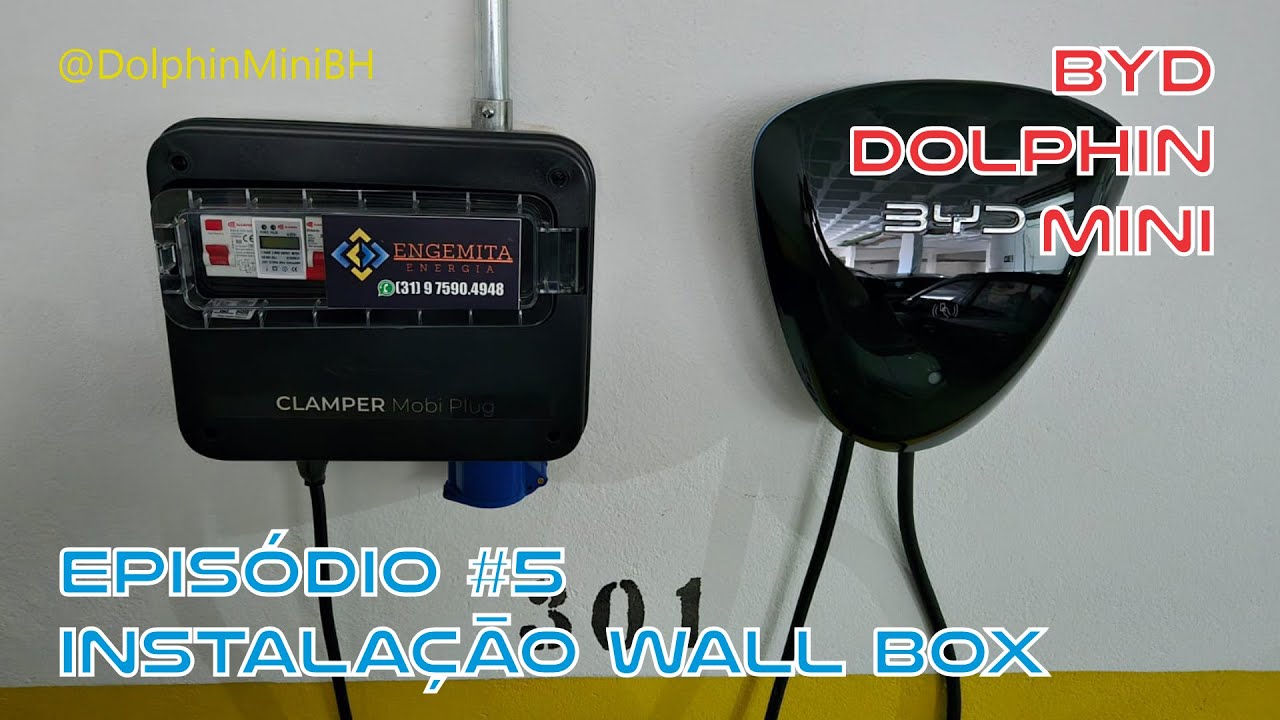 Instalação do wallbox do BYD Dolphin Mini - Episódio #5 - YouTube