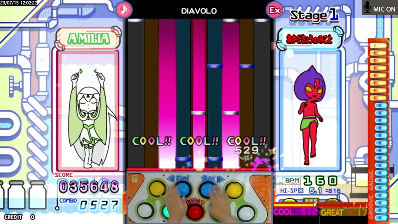 [Pop'n music] DIAVOLO EX PERFECT