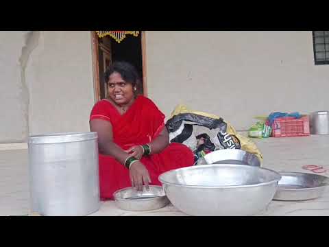  आज दळन नीट करायला लागली पावसा पाण्याचा घोटाळा कधीही होऊ शकतो 🥲 #gavthipooja 