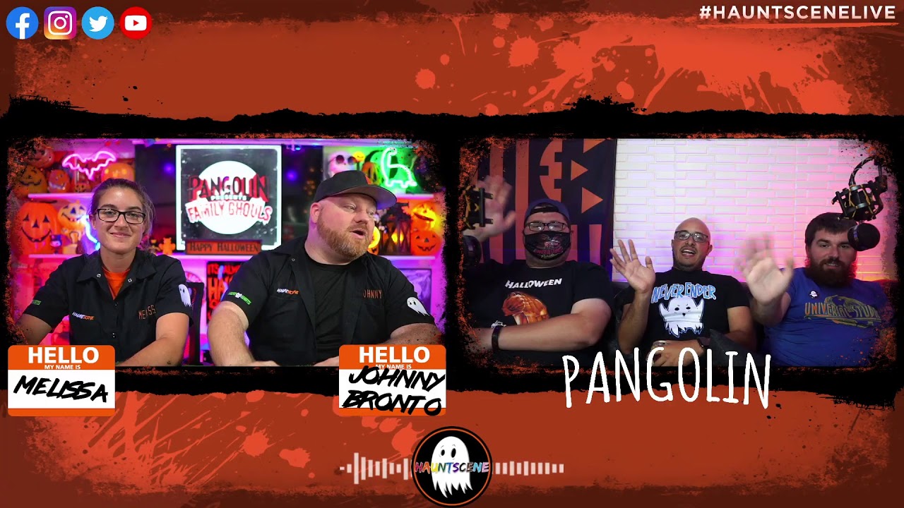 HauntScene Live!  Pangolin!