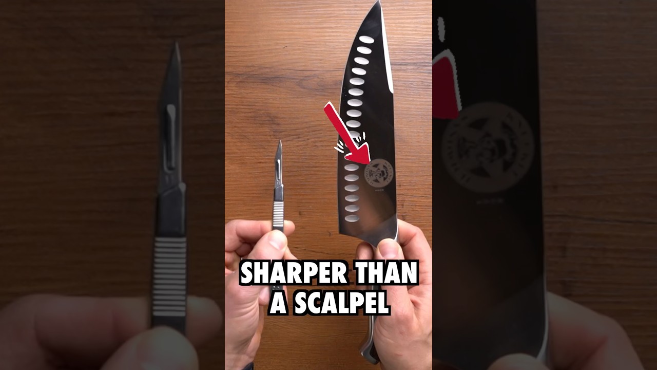 Scalpel vs Zwilling Chef's Knife?! The Tumbler Rolling Knife Sharpening  Challenge #knifesharpening #sharpnesstest #tumblerusa #scalpel