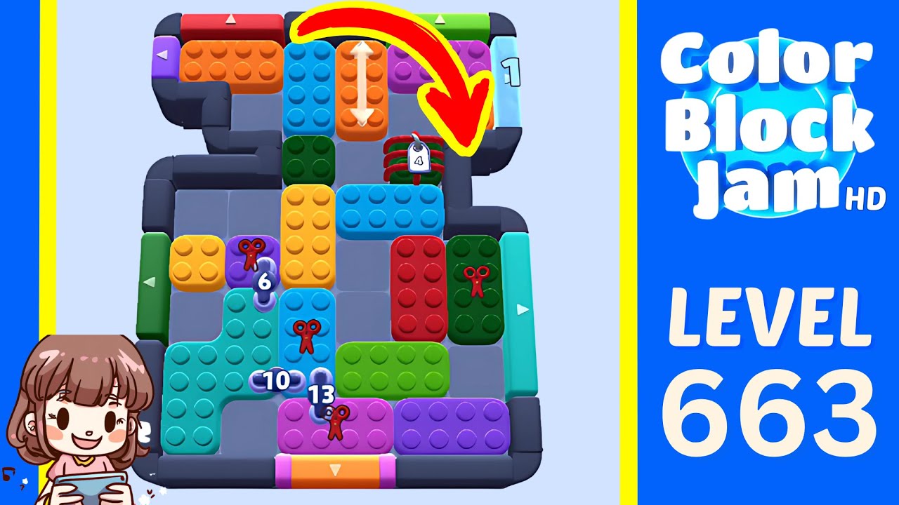 Color Block Jam Level 663 Solution Walkthrough - YouTube