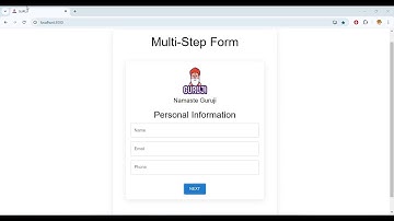 Multi-Step Form Using React & Material-UI