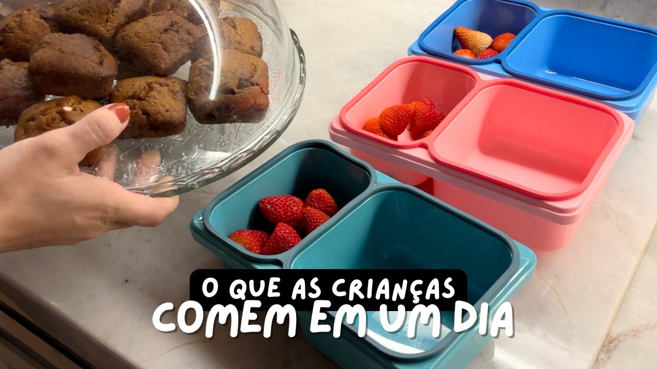 O que as crianças comem um dia | Thalita Campedelli