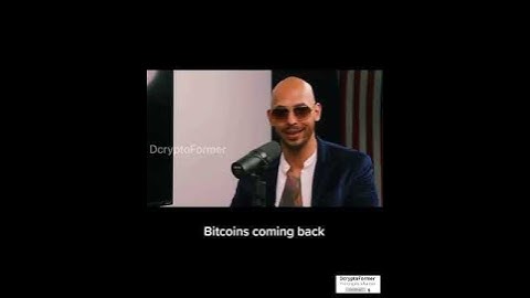 Andrew Tate says he bought Bitcoin and $400 #shorts #bitcoin #andrewtate