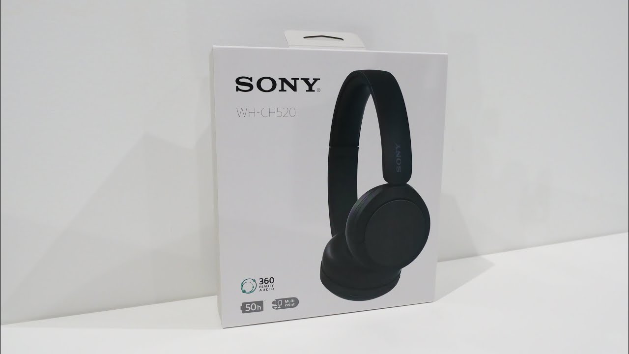 Sony WH-CH520 Wireless On-Ear Bluetooth Headphones Unboxing & Review
