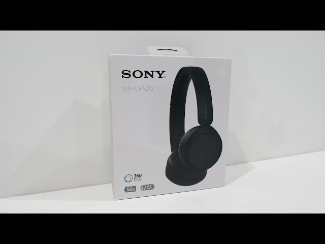 Sony WH-CH520 Wireless On-Ear Bluetooth Headphones Unboxing & Review