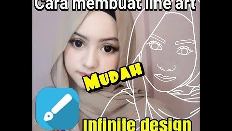 Viral!!! Cara Membuat Line Art di | Infinite design