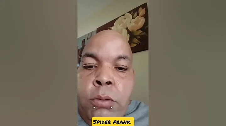 spider prank on my wife #fyp #viral #spiderprank #funnyvideo