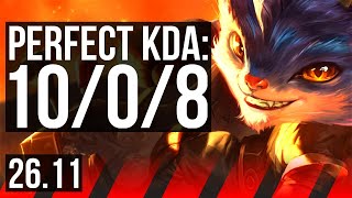 RUMBLE vs MORDEKAISER (TOP) | Perfect KDA: 10/0/8 | KR Master | 26.11 screenshot 3