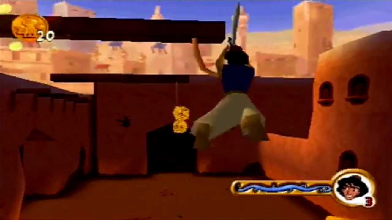 Aladdin: Nasira's Revenge [PS1] - (Walkthrough) - Part 2: Agrabah - Level 2