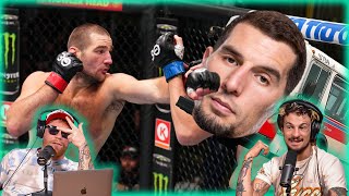 Sean OMalley Reacts to Sean Stricklands TKO victory over Abus Magomedov
