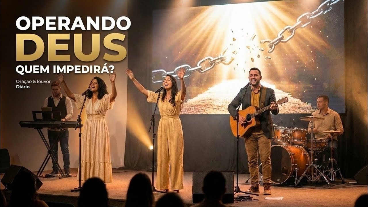 🎵 Operando Deus, Quem Impedirá? 🙌🔥 | Hino de Vitória e Fé | Oração & louvor Diário