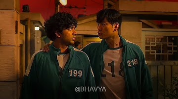 Ali Abdul & Cho Sangwoo - Traitor | Squid Game Edit | Bhavya Gaming | #squidgame#sadedit#hurtsogood