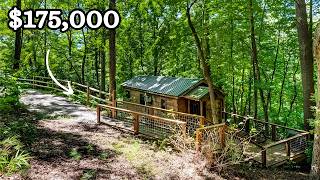 Tiny Log Cabin in a Gated NC Mountain Community for $175,000