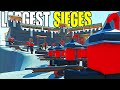 The Biggest CASTLE FORTRESS Siege Battles in ANCIENT WARFARE 3...