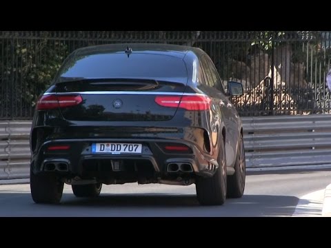 Brabus 850 GLE63 AMG 6.0 Biturbo Coupe In Monaco | REVS + ACCELERATION!