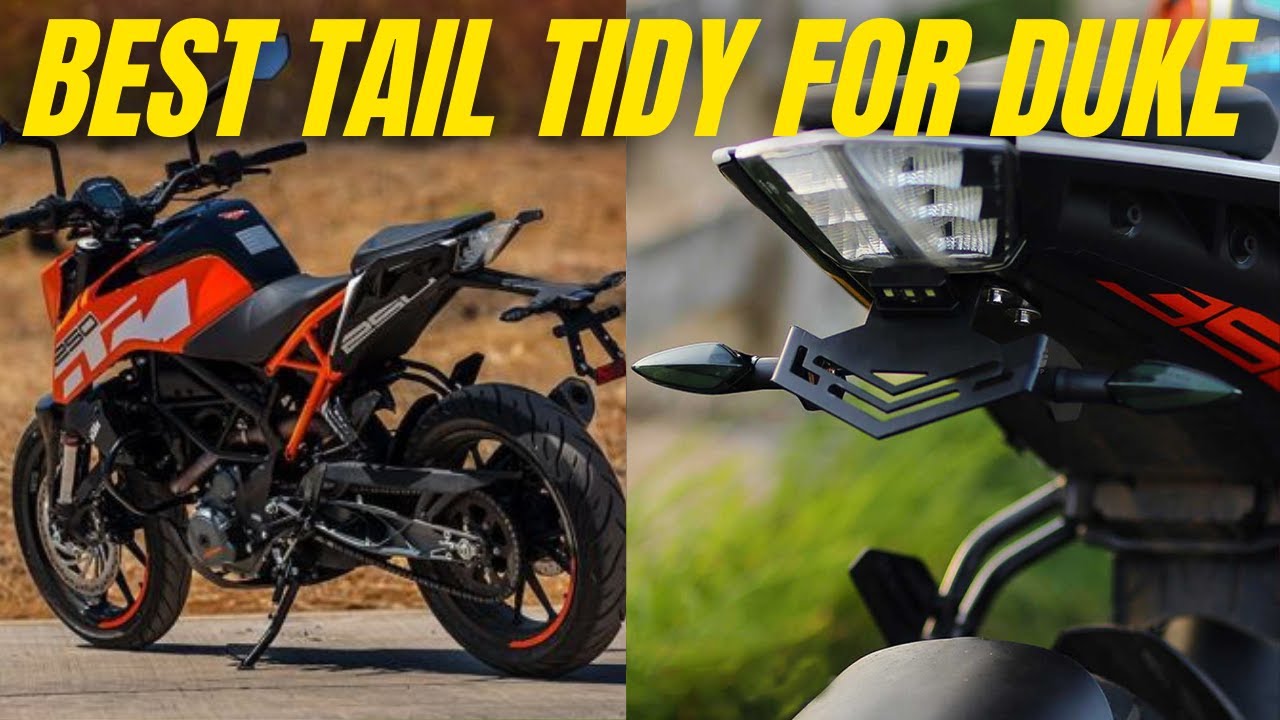 Motorcycle Tail Modification Project Best Tail Tidy For KTM Duke | Installing Tail Tidy in Duke | Tail ...