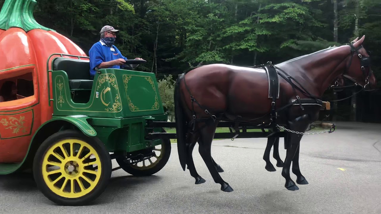 Famous Pumpkin Coach Ride at Storyland in NH YouTube