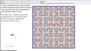 Hilbert curve (by Geogebra)