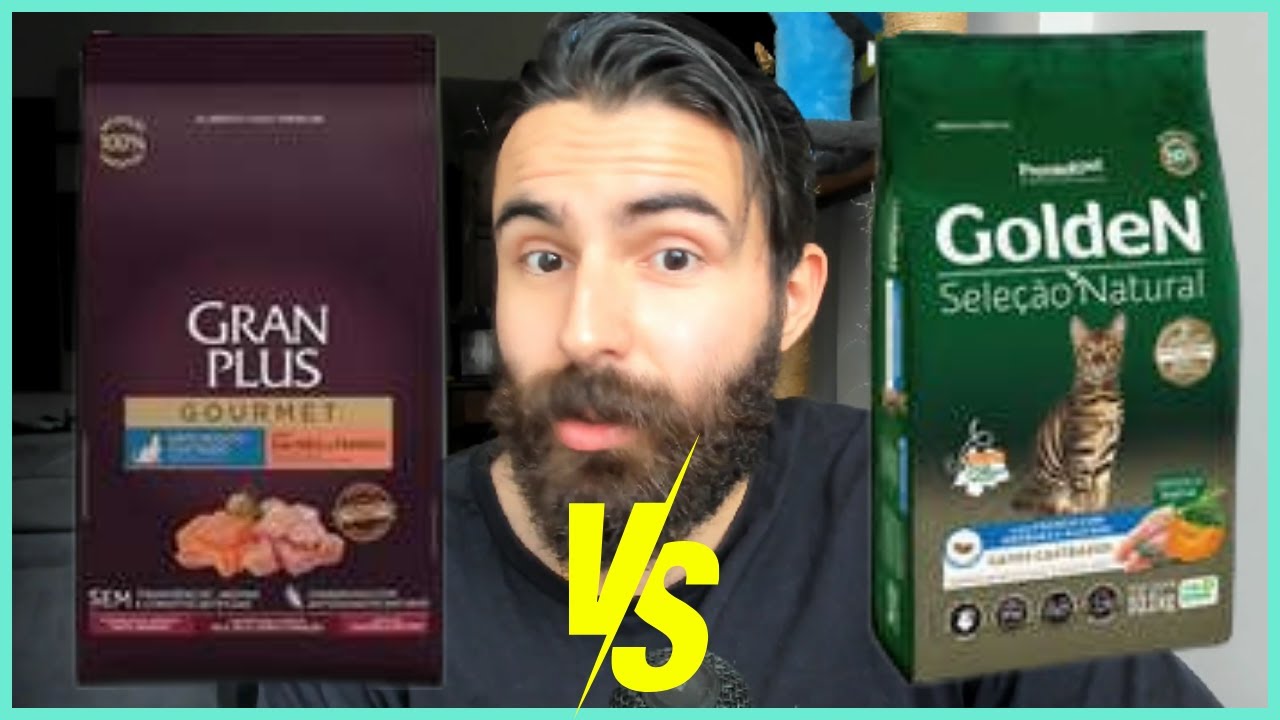 Ração GranPlus Gourmet vs. Golden Seleção Natural! Qual é Melhor? - YouTube