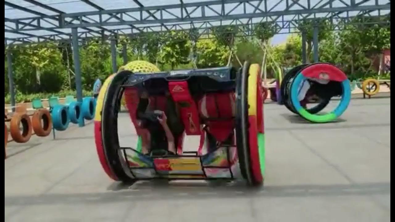 360 rolling cars exciting ride - YouTube