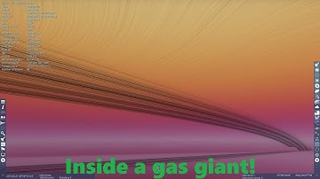 Landing in Gas giants inside of a galactic Nebular | Space Engine