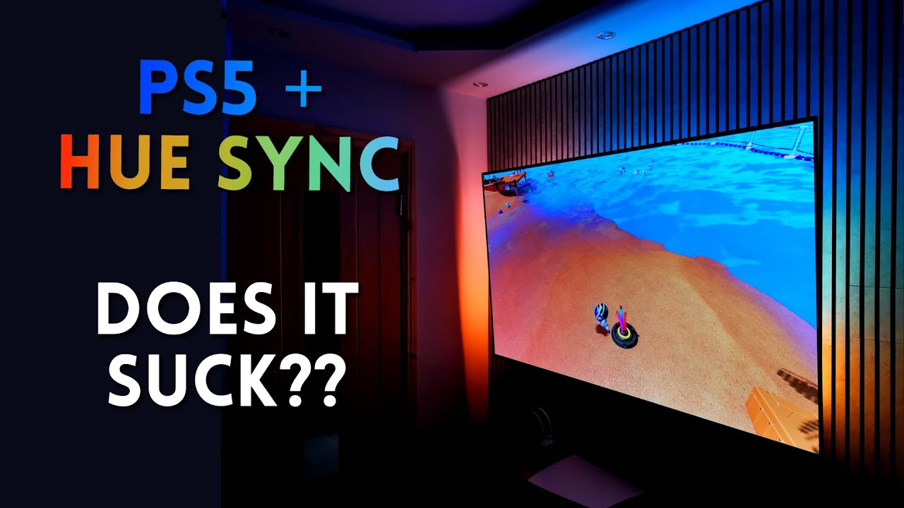 PlayStation 5 & Hue Sync - Does It Work? 