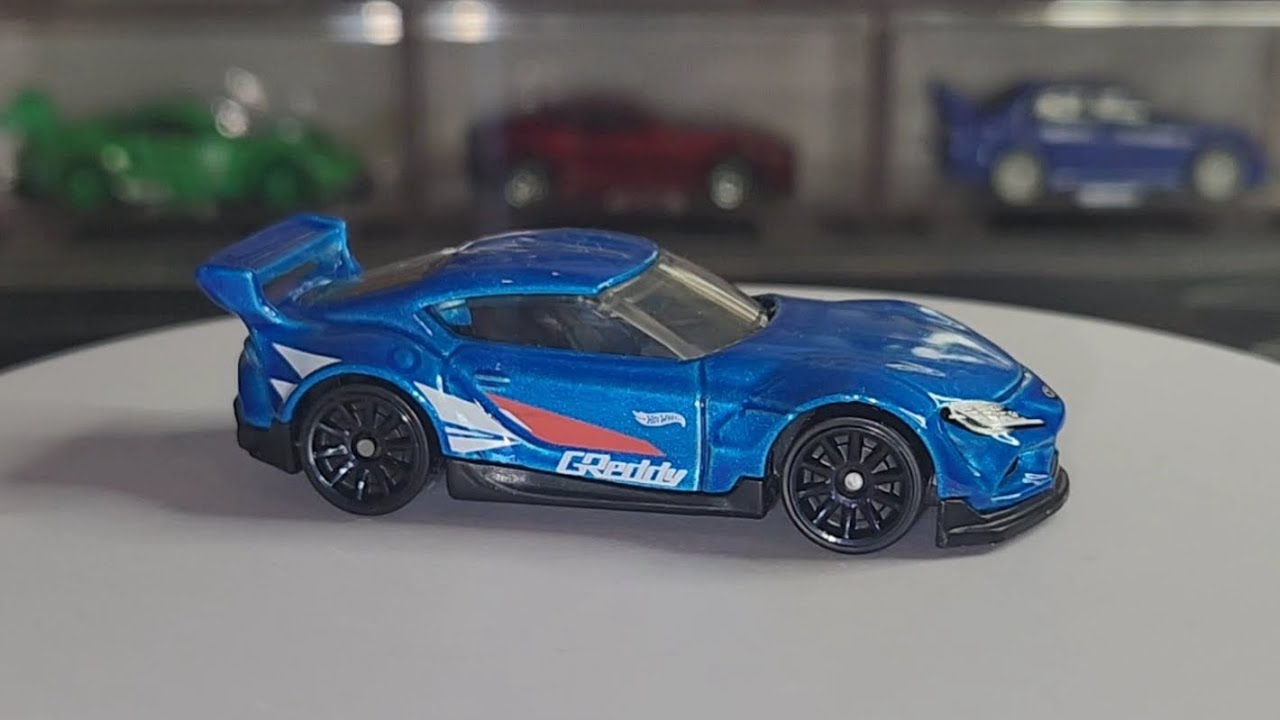Check out the new Hot Wheels toys car 20 Toyota GR Supra blue from 3 ...