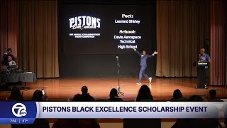 Detroit students win scholarships at Pistons Black Excellence event