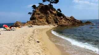 COSTA BRAVA - THE MOST BEAUTIFUL BEACHES(Spain-Catalonia-Costa Brava (wild coast): Platja d'Aro, Tossa de Mar, Lloret de Mar., 2012-08-15T15:24:09.000Z)