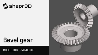 3D Modeling a Bevel Gear on an iPad | Shapr3D