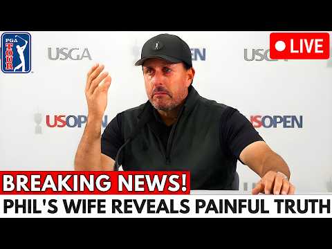 PGA Tour in CRISIS Phil Mickelson's Wife Breaks Silence on His Total Collapse — It's Devastating