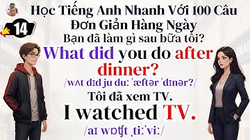 Học Tiếng Anh Nhanh Với 100 Câu Đơn Giản Hàng Ngày | Tiếng Anh Online 247