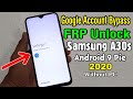 Samsung A30s (SM A307) FRP Unlock/ Google Account Bypass 2020 || Android 9 Pie (Without PC)