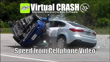 Vehicle Speed from Shaky Cellphone Video  | 2025 IPTM Symposium CT1 | Virtual CRASH 6