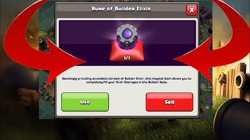 Clash Of Clans Magic Items Rune Of Builder Elixir Use In Tamil