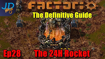 Factorio 1.0 De definitieve gids Ep28 ⚙️ De 24H Rocket ⚙️ Gids voor nieuwe spelers walkthrough