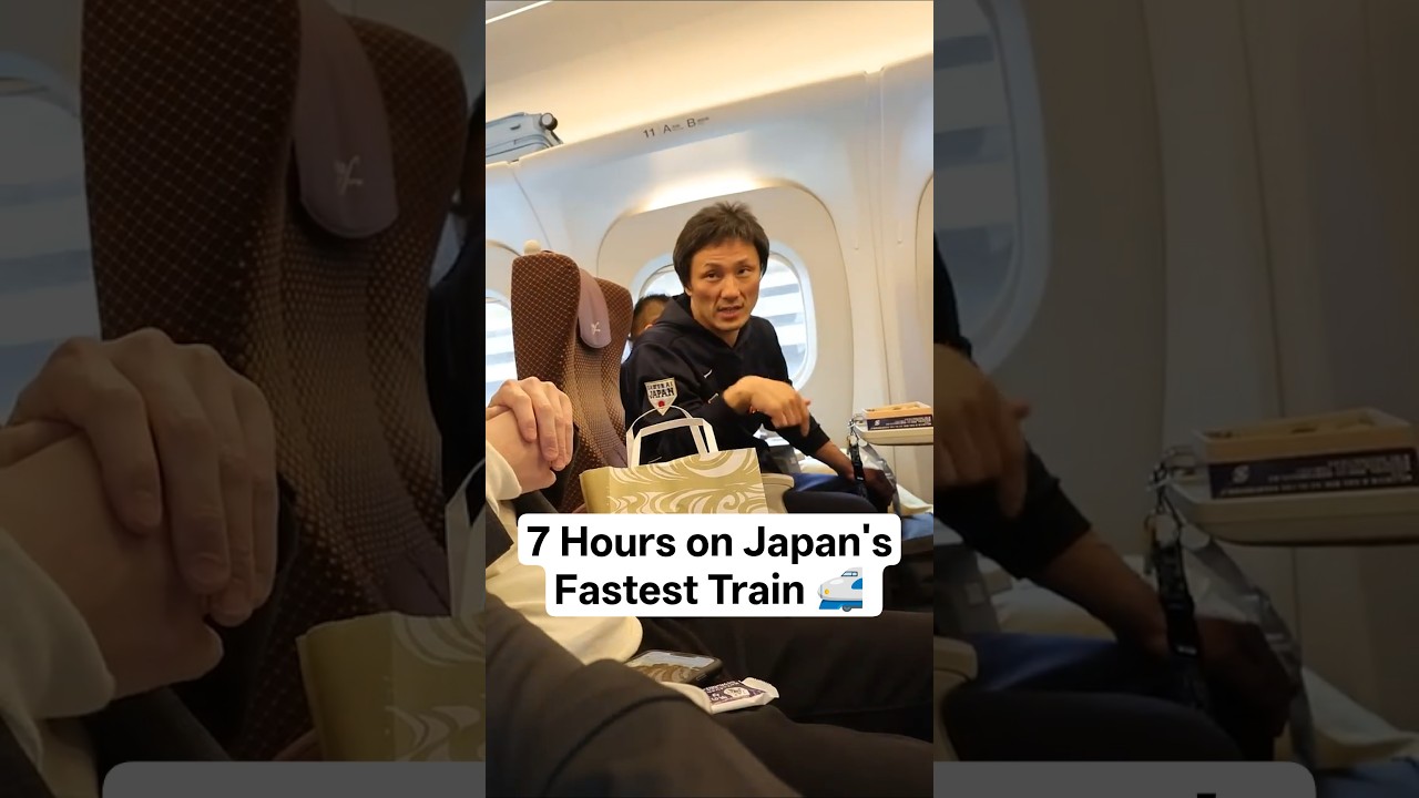 7 Hours on Japan's Fastest Bullet Train