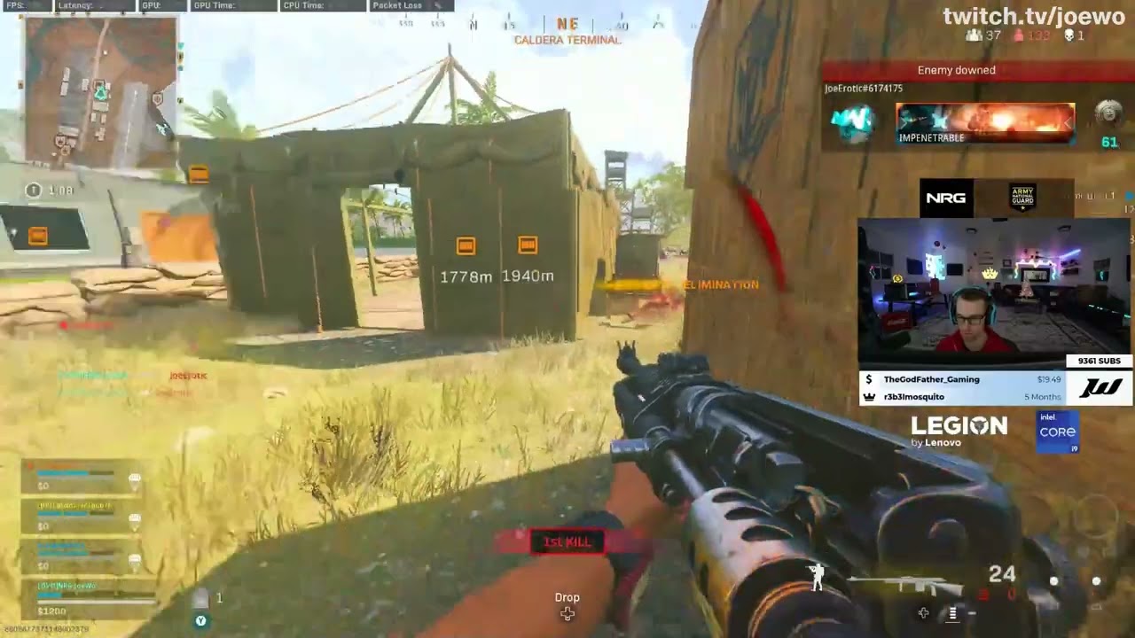 JoeWo Destroys A Bot And Makes Him Rage - Epic Warzone Caldera Moments