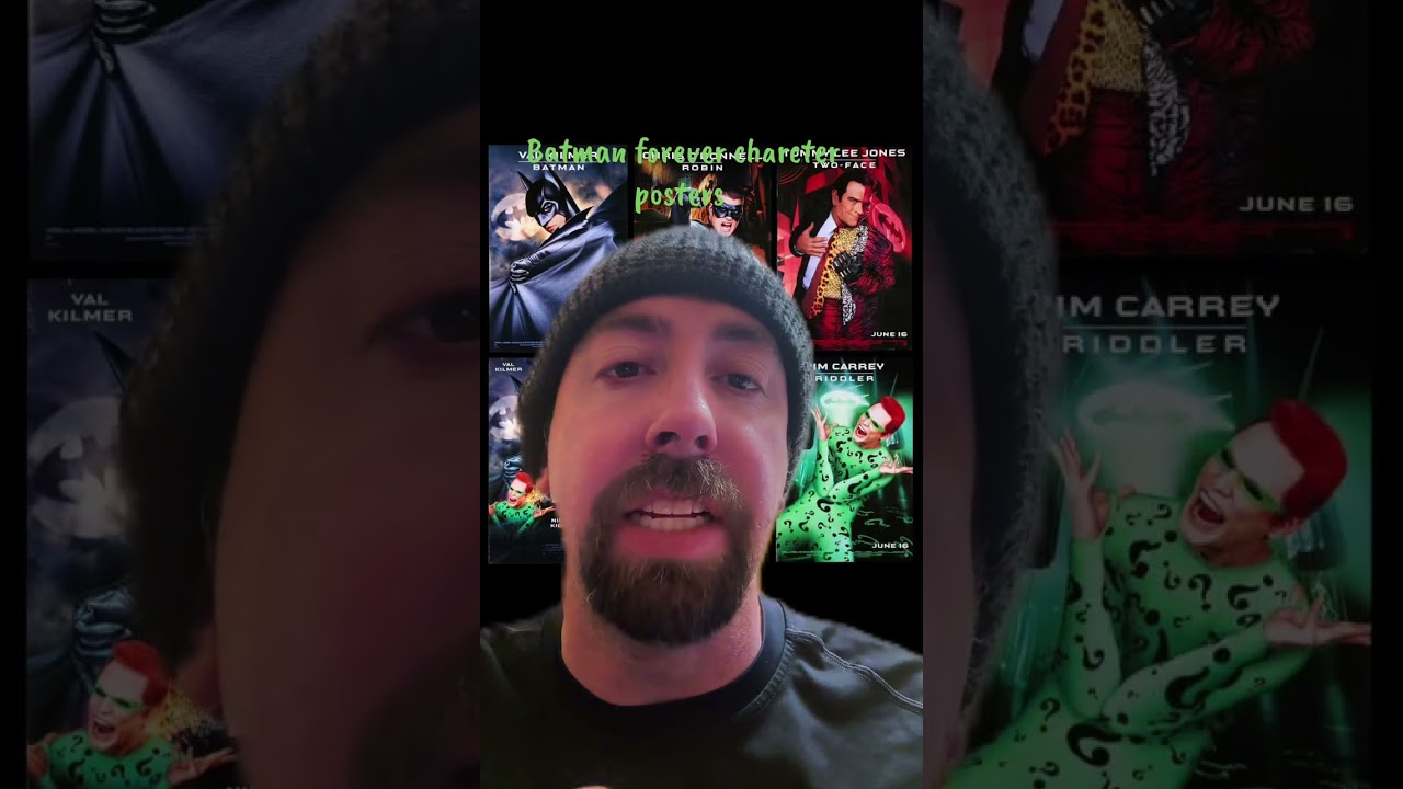 Batman forever at ￼30 character posters from 