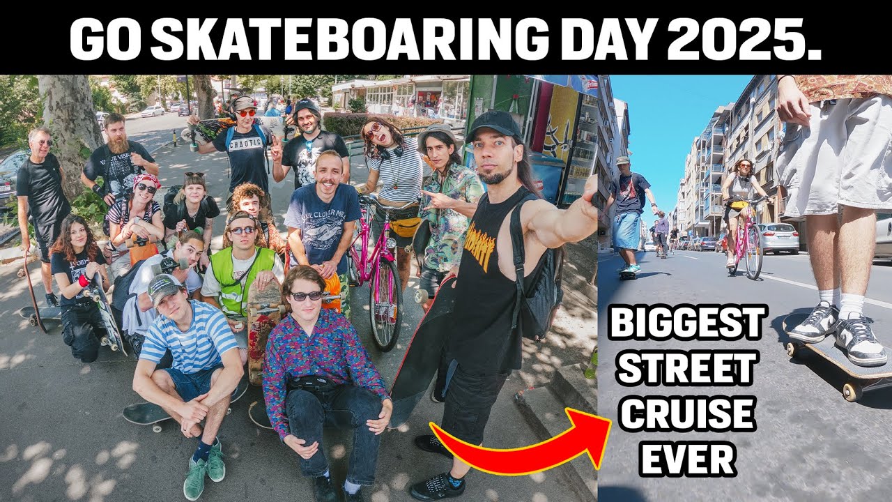 MASSIVE Belgrade street cruising | GSD 2025 | longboard skateboard hill bombing | Samit Nesvrstanih