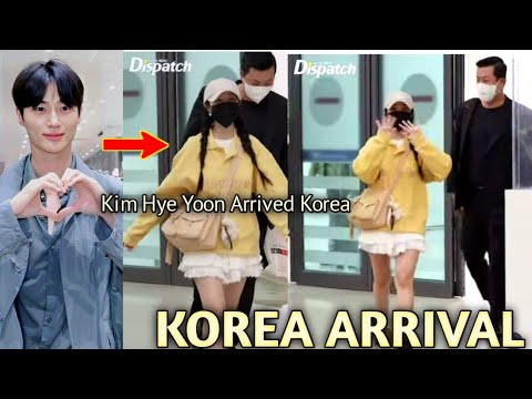 Kim Hye Yoon Safely Arrived Korea After Her Successful Event Fans Are