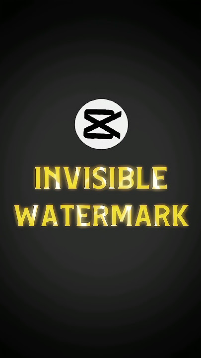 Capcut | Invisible Watermark Tutorial 💀🔥 | #shorts #tutorial