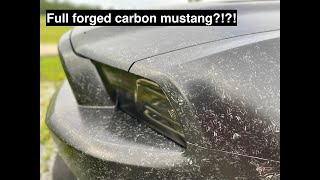 FIRST full FORGED CARBON Mustang wrap??? by Justawrap 934 views 2 years ago 10 minutes, 36 seconds